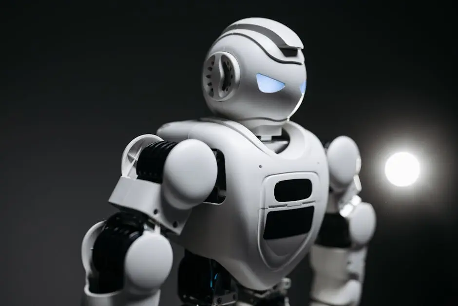 روبوت أبيض يمثل قدرات Agentic AI الجديدة