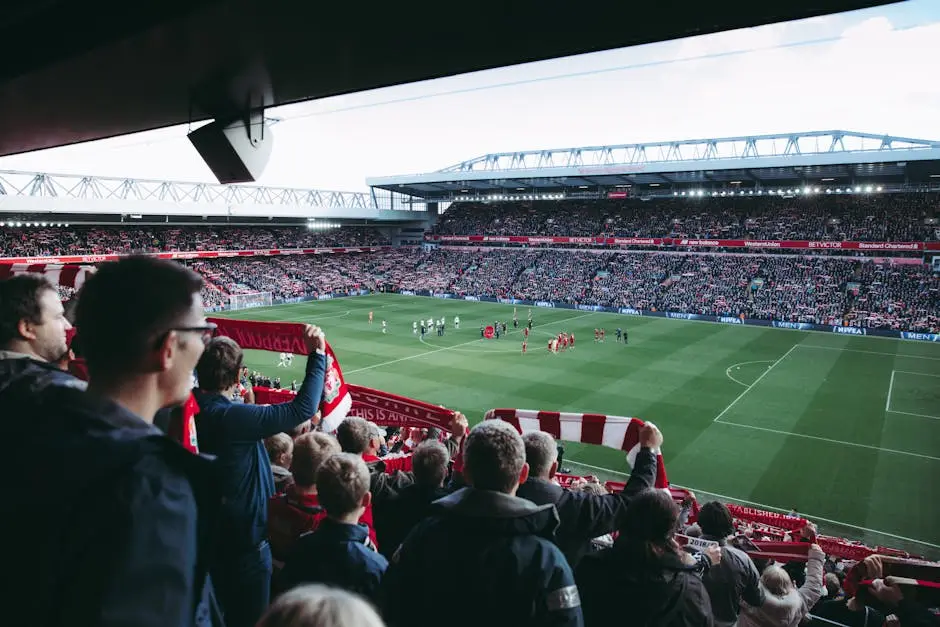 جمهور كرة قدم متحمس في ملعب لمحاكاة جو ديربي القاهرة على EA Sports FC 26