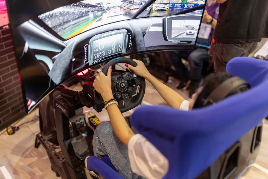محاكي سباقات بعجلة قيادة لتجربة Forza Horizon 6
