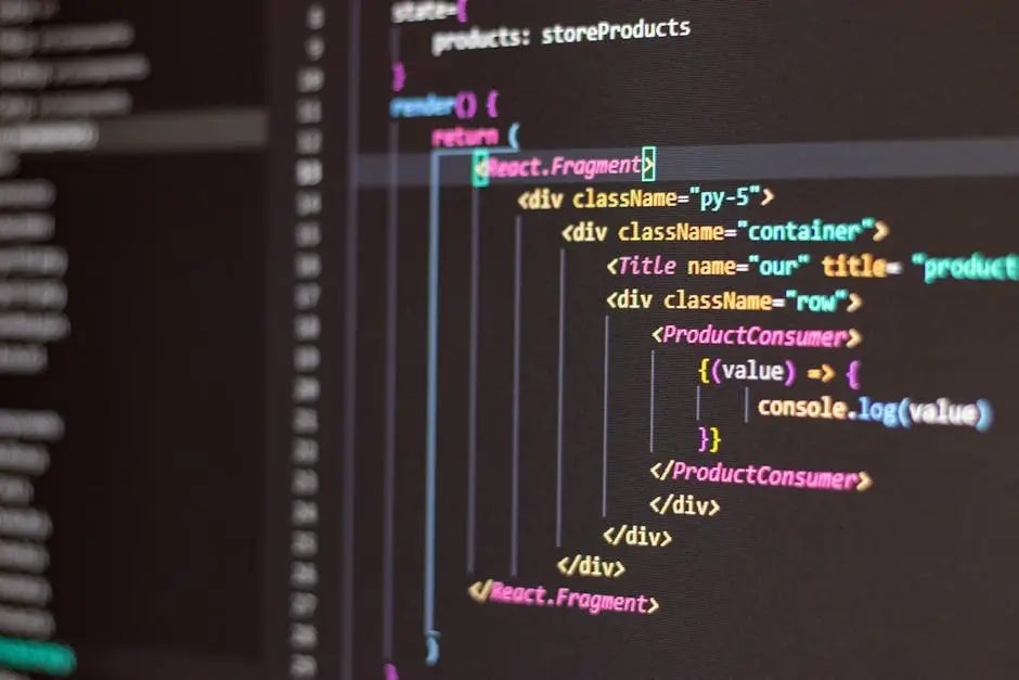 محرر Cursor للـVibe Coding يعرض كود React في وضع داكن