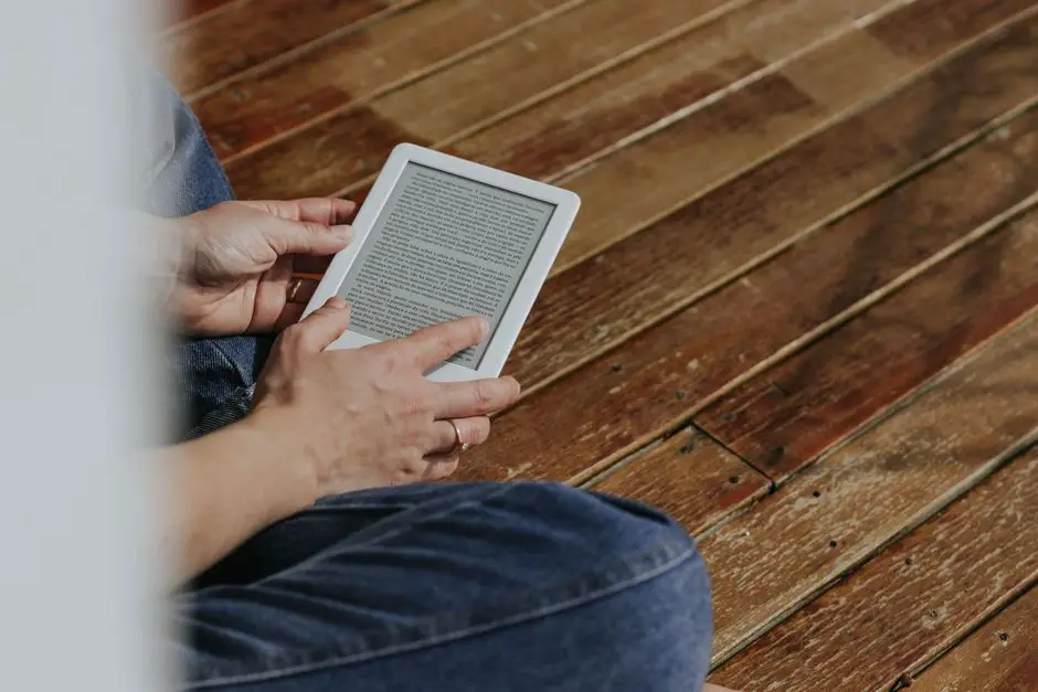 قراءة كتب إلكترونية على جهاز كيندل