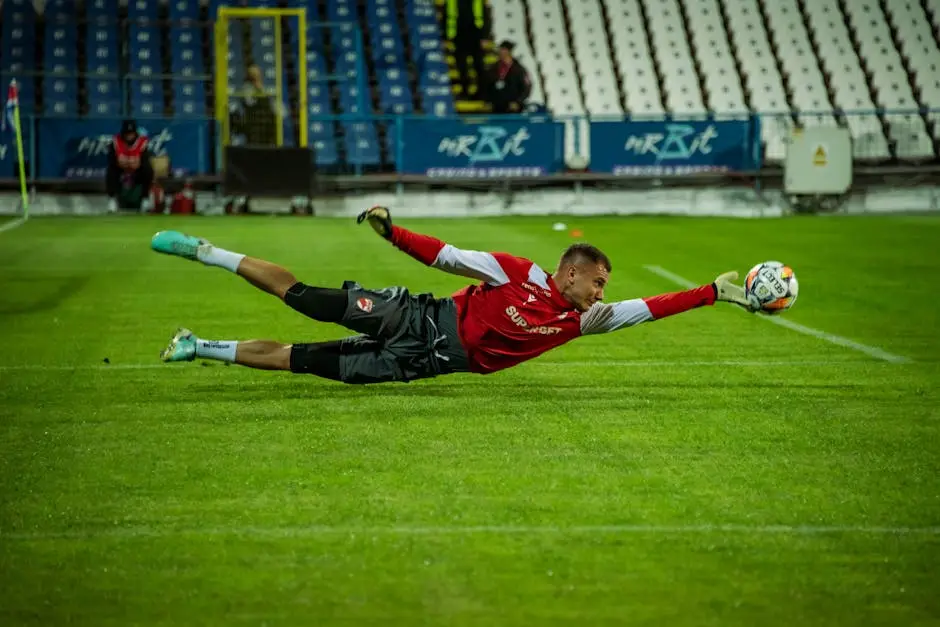 حارس مرمى يقفز للتصدي تحت أضواء الملعب مثل وندركيدز حراس FC 26