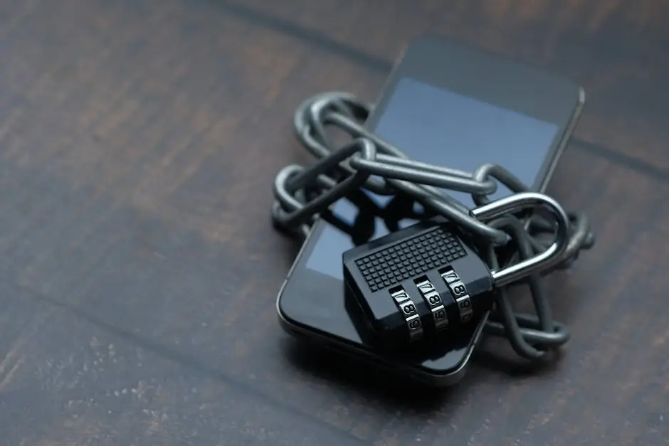 هاتف محمول محمي بقفل لتأمين إعدادات الراوتر بحماية WPA3