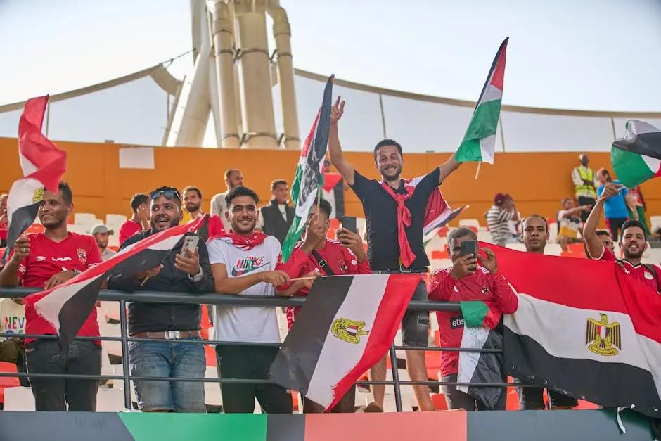مشجعون يرفعون أعلام منتخباتهم دعمًا للنشامى في كأس العالم 2026