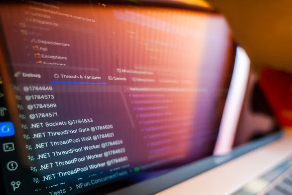 شاشة تعرض أكواد برمجية خلال اختبار أداء ديب سيك V4 في مهام البرمجة