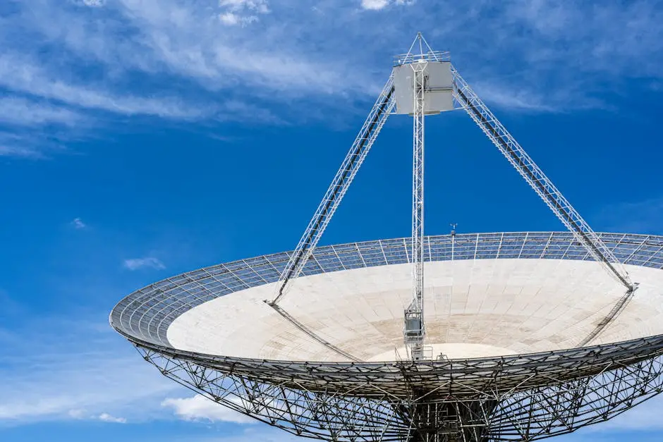 هوائي كبير لاستقبال الإشارات الفضائية - تقنية ستارلينك على A380