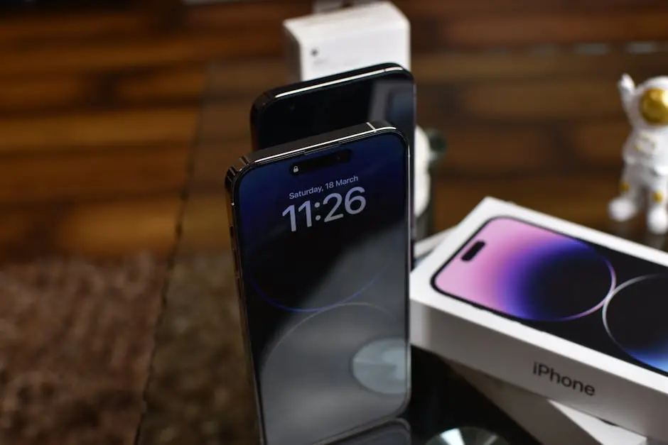 شاشة ايفون OLED مع ميزة Dynamic Island تمثل تصميم iPhone Air